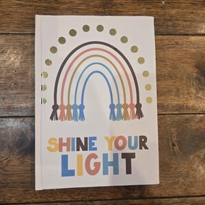 Colorful 'Shine Your Light' Notebook
